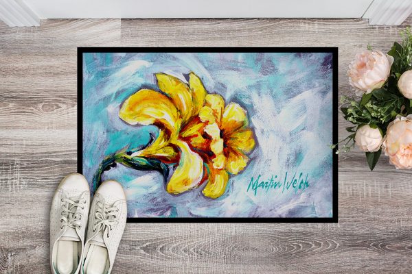 Yellow Daffy Daffodils Doormat on Sale - Image 2