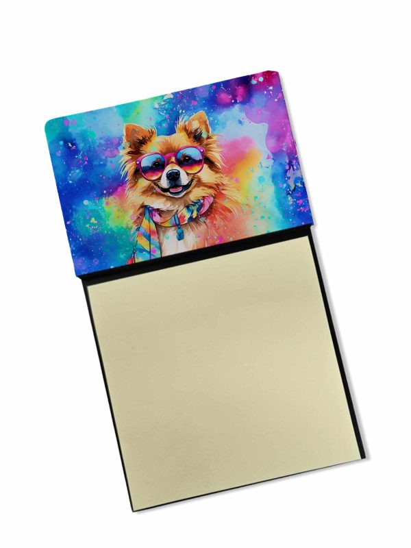 Pomeranian Hippie Dawg Sticky Note Holder For Sale