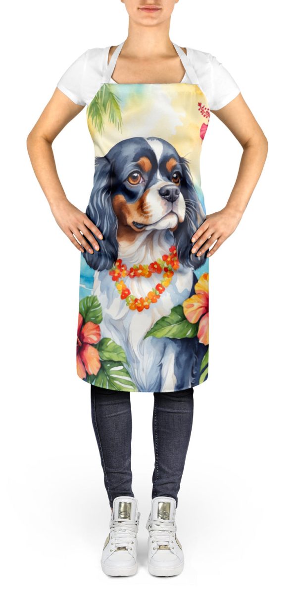 Cavalier Spaniel Luau Apron Cheap - Image 2