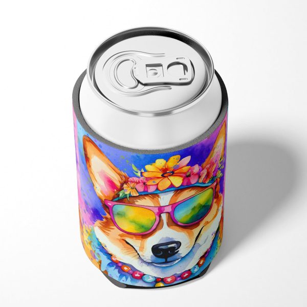 Corgi Hippie Dawg Can or Bottle Hugger Sale - Image 4