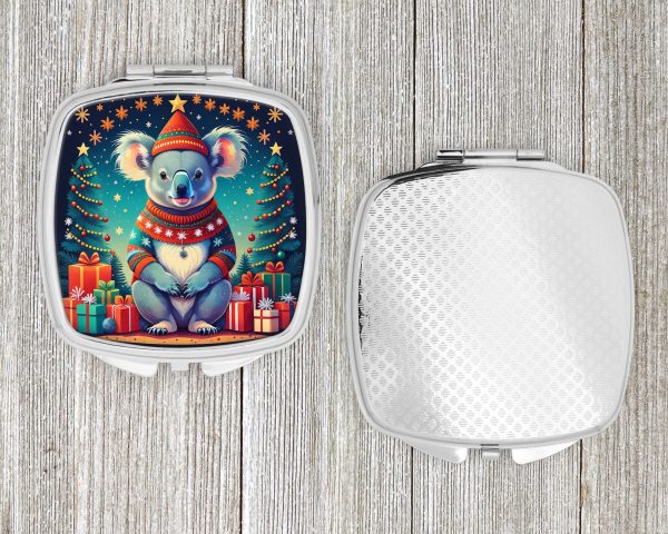 Koala Christmas Compact Mirror Online now - Image 4