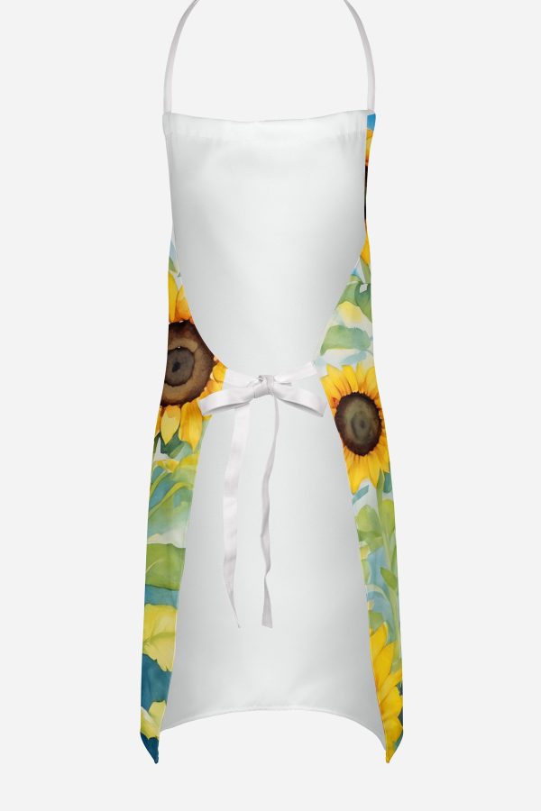 Pomeranian in Sunflowers Apron Sale - Image 4