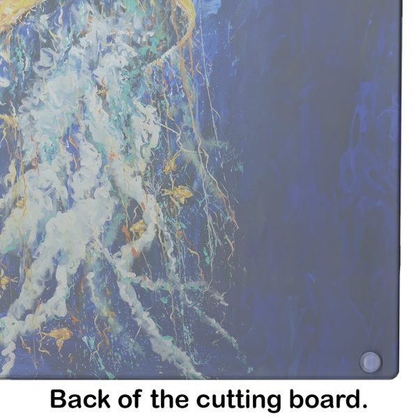 Free Fall Jellyfish Glass Cutting Board Online Sale - Image 5