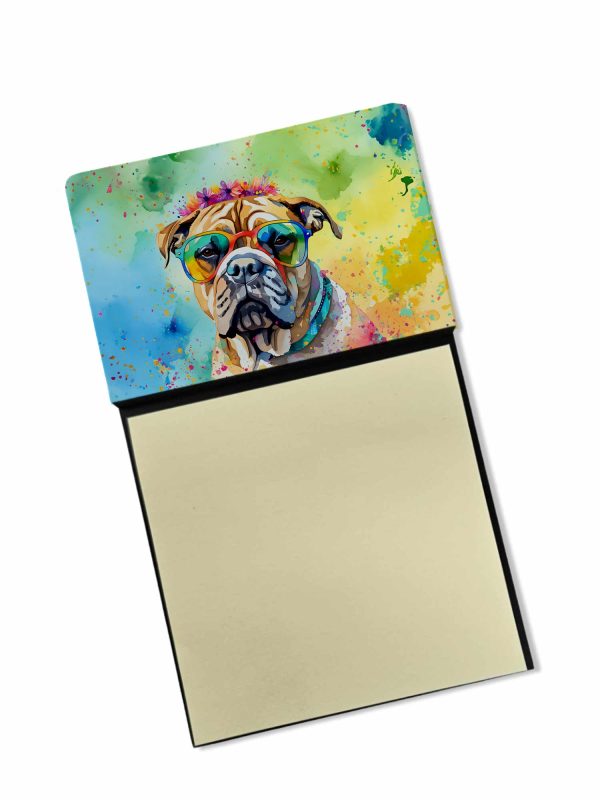 Bullmastiff Hippie Dawg Sticky Note Holder Online Hot Sale