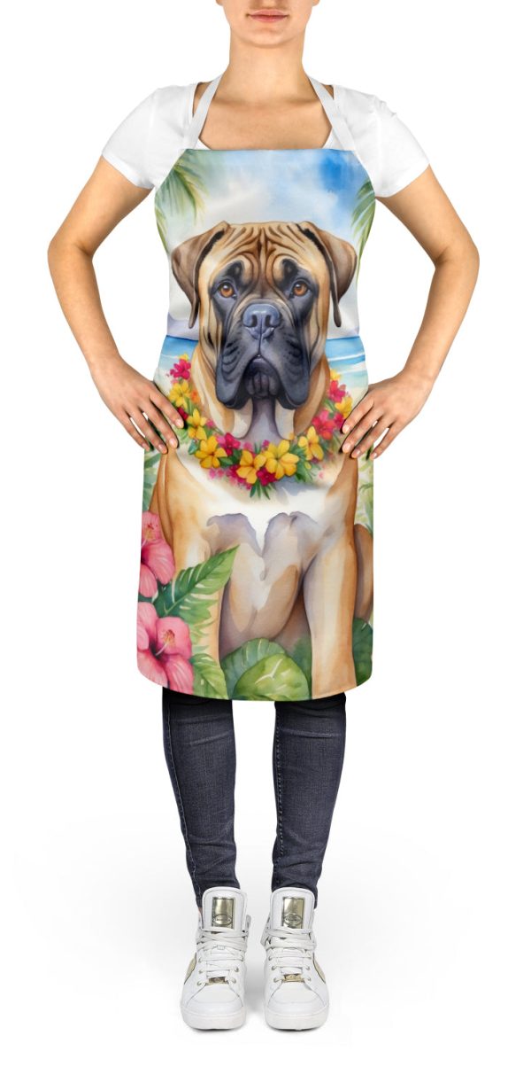 Bullmastiff Luau Apron Fashion - Image 2