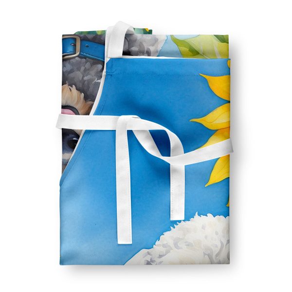 Bedlington Terrier in Sunflowers Apron Discount - Image 3