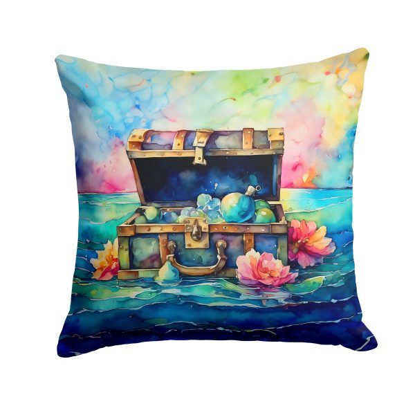 Treasure Chest Throw Pillow For Sale