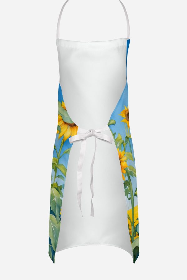 Bedlington Terrier in Sunflowers Apron Discount - Image 4