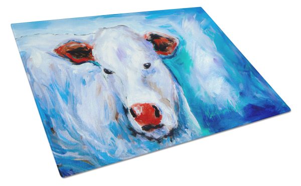 Move Over Cow Glass Cutting Board Supply