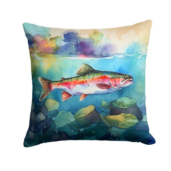 Rainbow Trout Throw Pillow For Discount