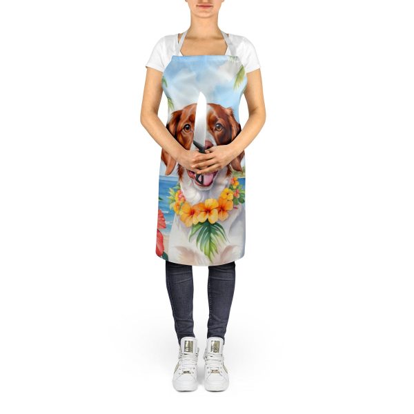 Brittany Spaniel Luau Apron Discount - Image 5