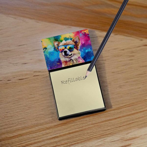 Pomeranian Hippie Dawg Sticky Note Holder Sale - Image 2