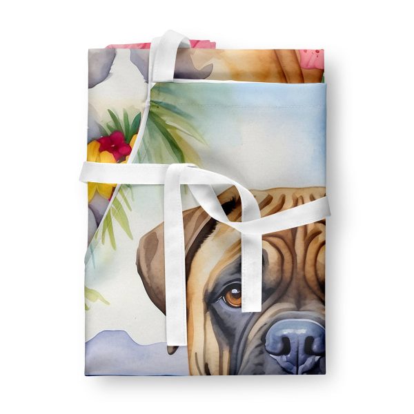 Bullmastiff Luau Apron Fashion - Image 3