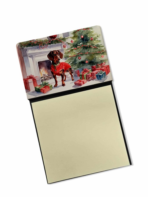 Dachshund Cozy Christmas Sticky Note Holder For Sale