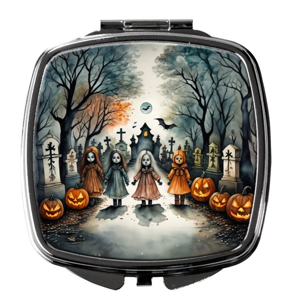 Creepy Dolls Spooky Halloween Compact Mirror Online