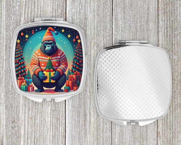 Gorilla Christmas Compact Mirror Online - Image 4