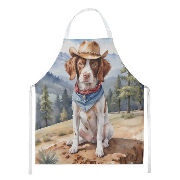Brittany Spaniel Cowboy Welcome Apron Online Hot Sale