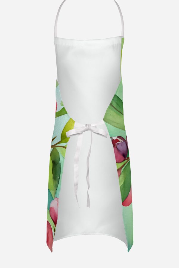 Connecticut Mountain Laurels in Watercolor Apron For Cheap - Image 4