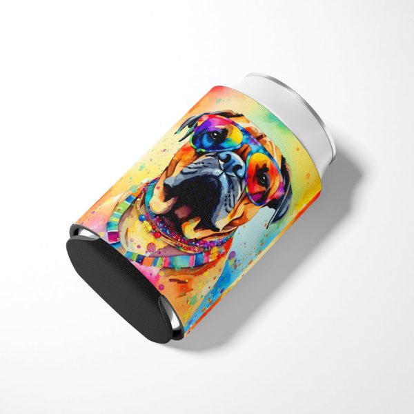 Bullmastiff Hippie Dawg Can or Bottle Hugger For Cheap - Image 3
