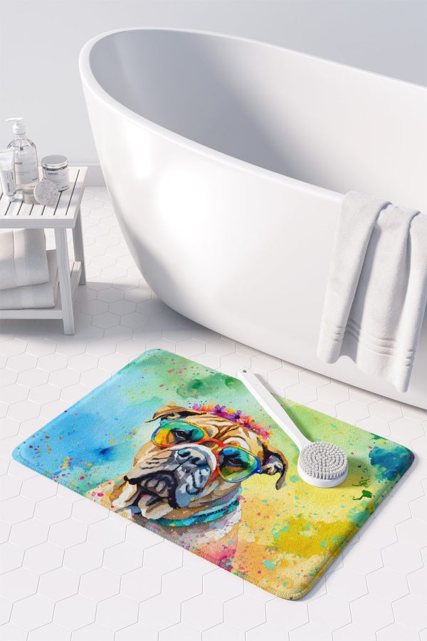 Bullmastiff Hippie Dawg Memory Foam Kitchen Mat Online Sale - Image 3