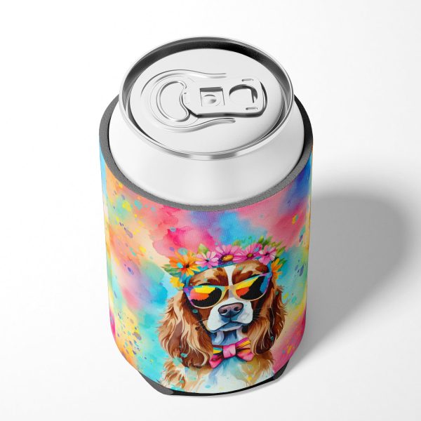 Cavalier Spaniel Hippie Dawg Can or Bottle Hugger For Discount - Image 4
