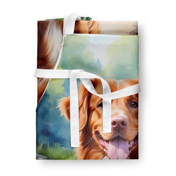 Nova Scotia Duck Tolling Retriever Spring Path Apron Fashion - Image 3