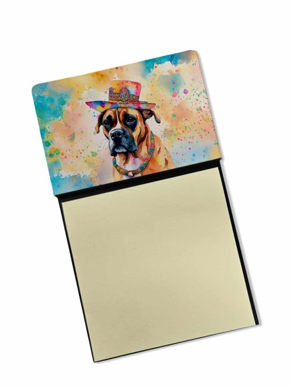Boxer Hippie Dawg Sticky Note Holder For Sale