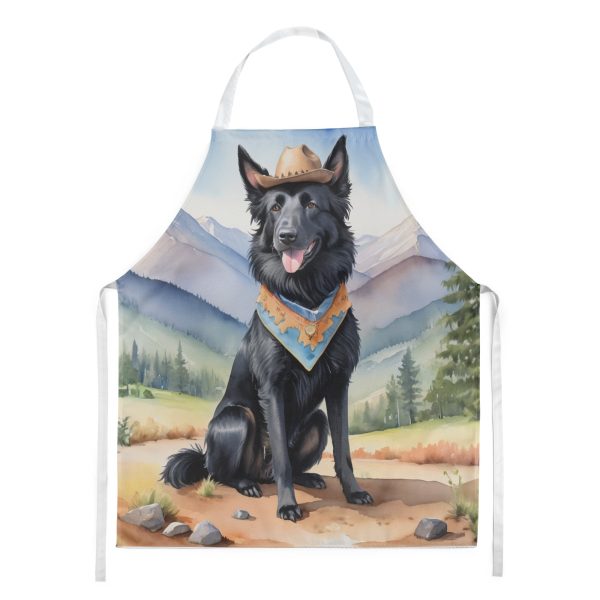 Belgian Sheepdog Cowboy Welcome Apron Fashion