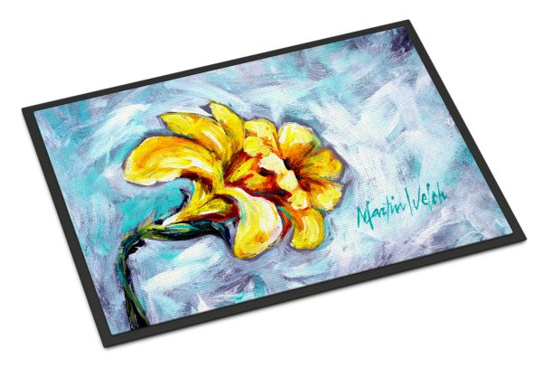 Yellow Daffy Daffodils Doormat on Sale