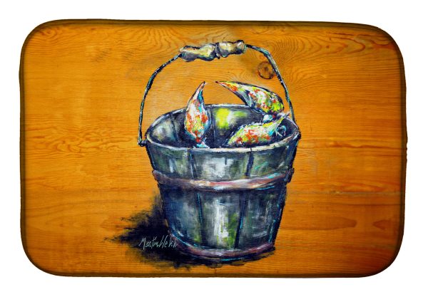 A Crab Bucket Dish Drying Mat For Cheap