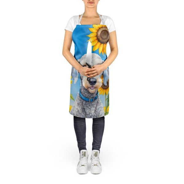 Bedlington Terrier in Sunflowers Apron Discount - Image 5