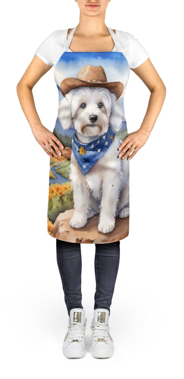 Coton de Tulear Cowboy Welcome Apron Sale - Image 2