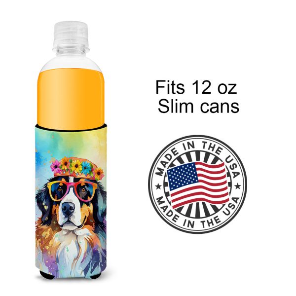 Bernese Mountain Dog Hippie Dawg Hugger for Ultra Slim Cans For Discount - Image 4