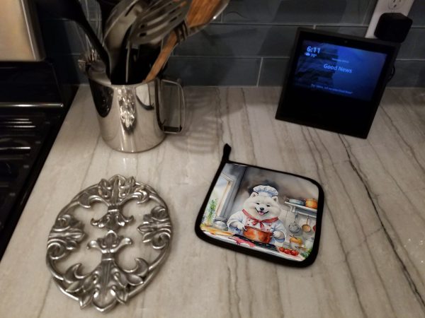 Samoyed The Chef Pair of Pot Holders Fashion - Image 3