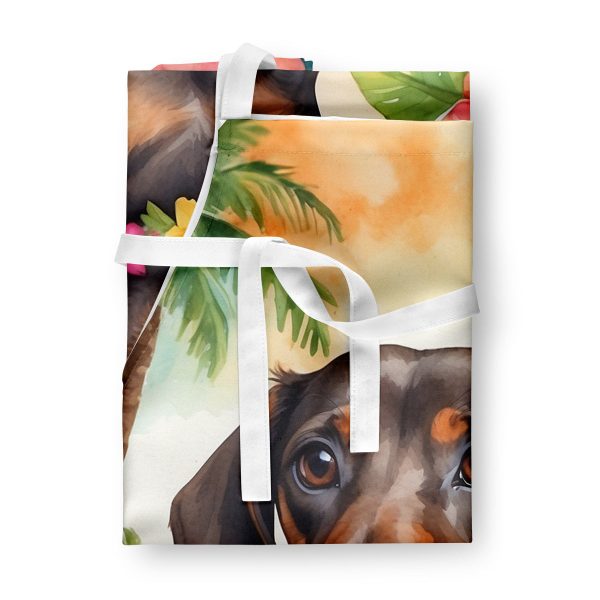 Dachshund Luau Apron on Sale - Image 3