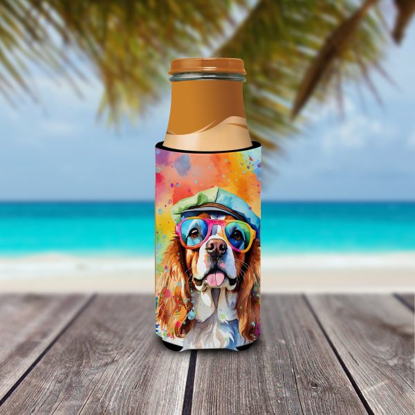 Cavalier Spaniel Hippie Dawg Hugger for Ultra Slim Cans For Sale - Image 3