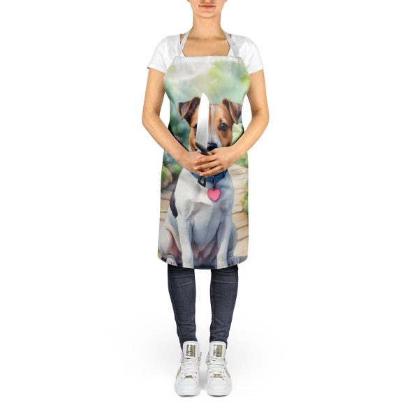 Jack Russell Terrier Spring Path Apron For Sale - Image 5