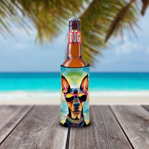 Doberman Pinscher Hippie Dawg Hugger for Ultra Slim Cans Fashion - Image 2