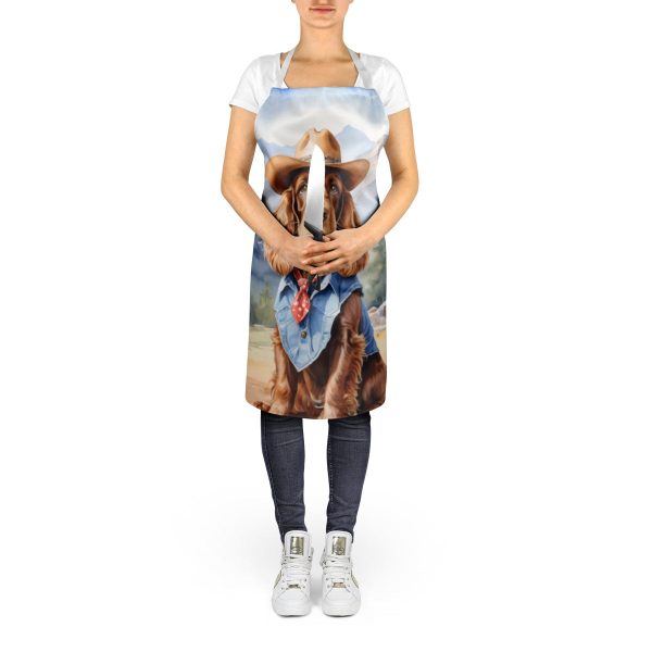 English Cocker Spaniel Cowboy Welcome Apron For Discount - Image 5