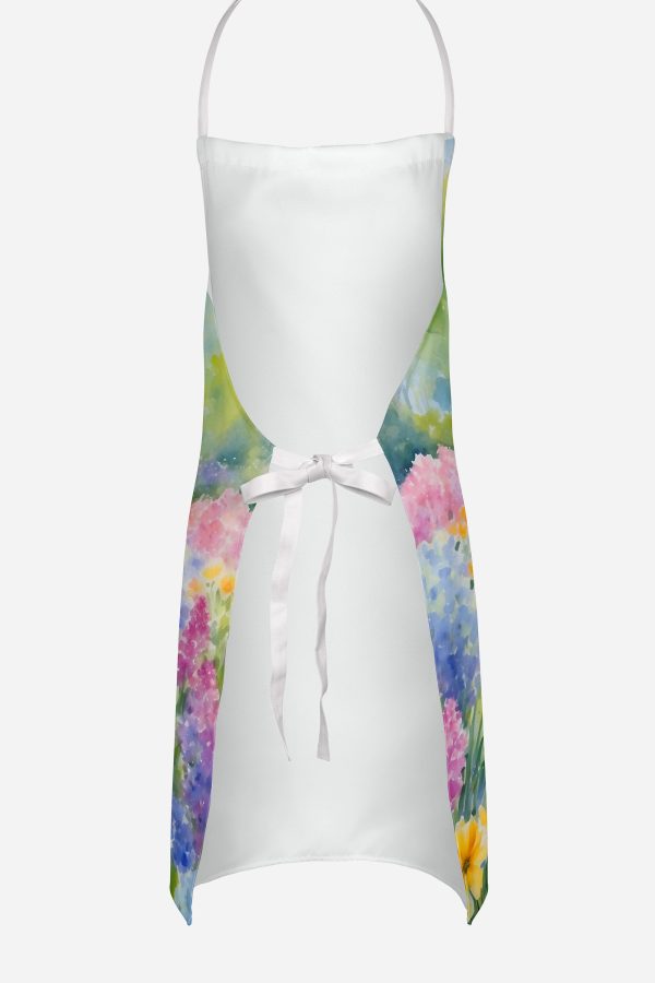 Kerry Blue Terrier Spring Path Apron For Sale - Image 4