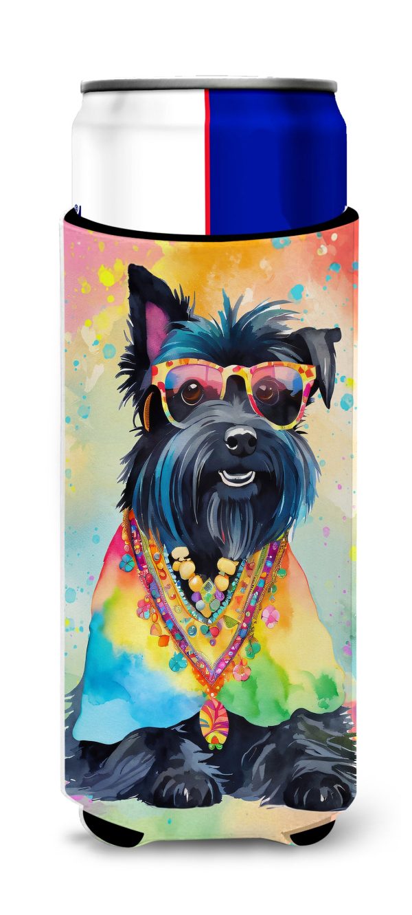 Scottish Terrier Hippie Dawg Hugger for Ultra Slim Cans Online Hot Sale