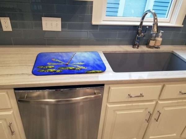 Blue Dragonfly Dish Drying Mat Sale - Image 3