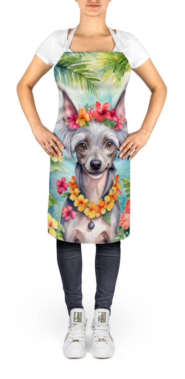 Chinese Crested Luau Apron Hot on Sale - Image 2