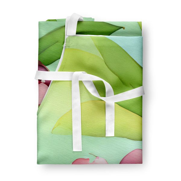Connecticut Mountain Laurels in Watercolor Apron For Cheap - Image 3