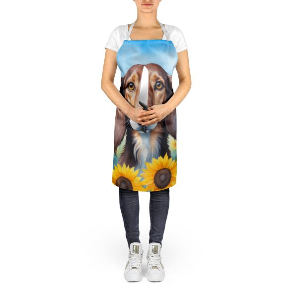 Saluki in Sunflowers Apron Sale - Image 5