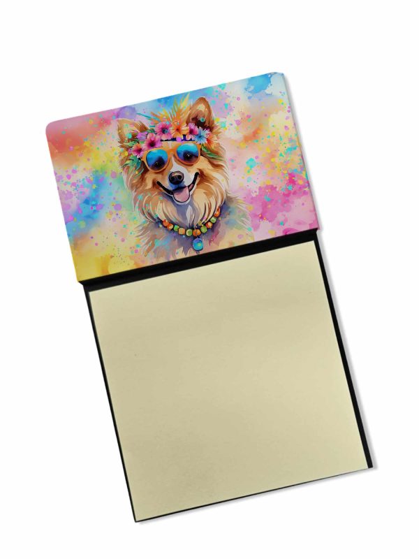 Pomeranian Hippie Dawg Sticky Note Holder For Discount