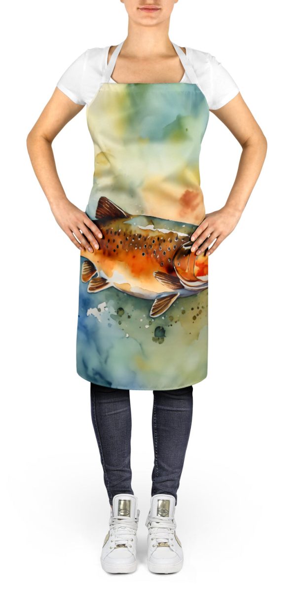 Brown Trout Apron Online now - Image 2