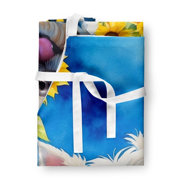 Westie in Sunflowers Apron Online now - Image 3