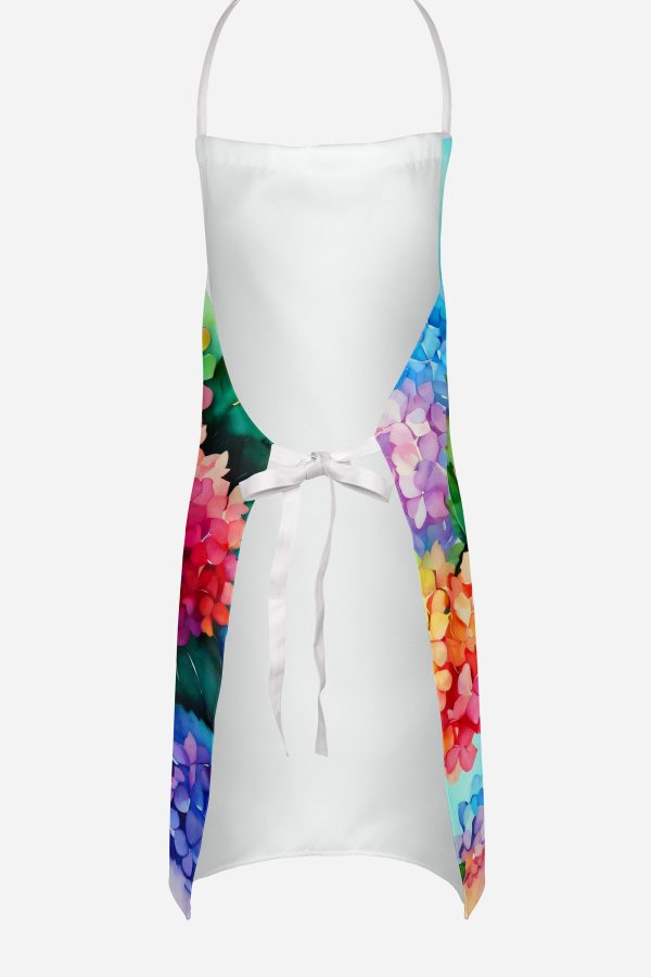 Hydrangeas in Watercolor Apron Discount - Image 4