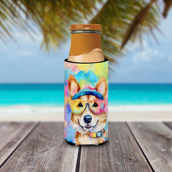 Corgi Hippie Dawg Hugger for Ultra Slim Cans Online - Image 3